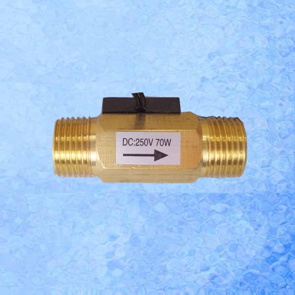 USM-FS21TA Normally open Circuit Magnetic Flow Switch 70W Max Load DC250V AC220V Max Reliable BSP G1/2" Male made of Brass