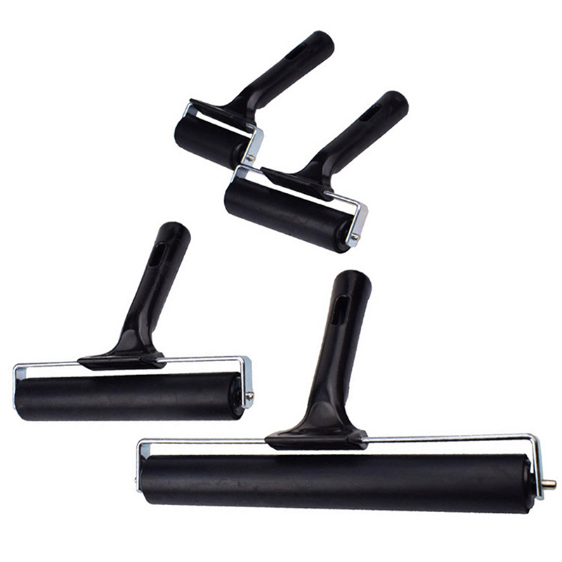 Brayer-Rouleau en caoutchouc antidérapant, fournitures d'art, outil d'impression à l'encre, outils de construction, accessoires d'estampage, 6 cm, 10 cm, 15 cm, 20cm