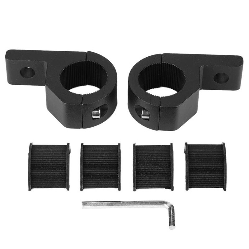 Off-Road Vehicle Front Bumper Tube Clip Spotlight Bracket Modified Spotlight Lamp Holder Roll Bar Light Clamp Roll Bar Mounting