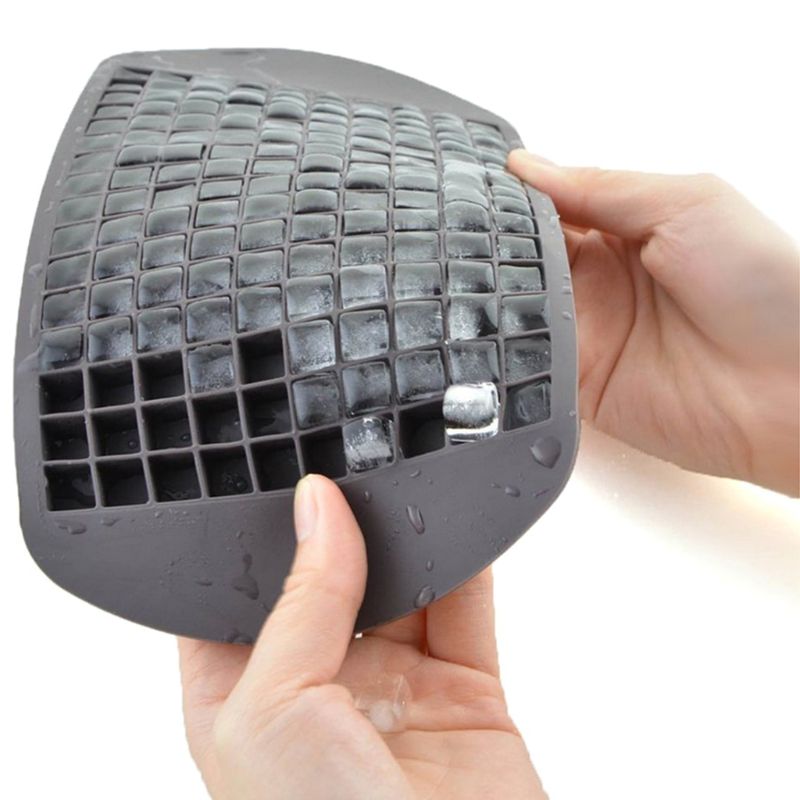 DIY Portable Ice Tray Fruit Ice storage Cubes Maker Small Ice Cube Mold Square Shape Kitchen Accessories