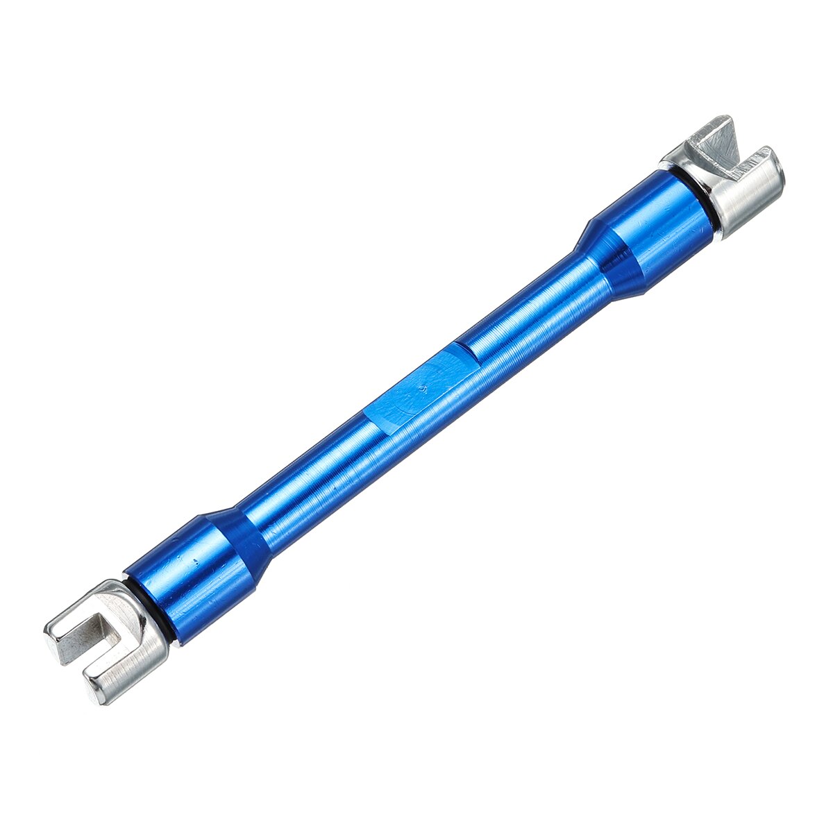 Llave de radios azul para motocicleta, 10 piezas, puntas endurecidas, juego de 5,0 ~ 6,8, para la mayoría de las motos, herramienta de reparación de cables de acero para neumáticos