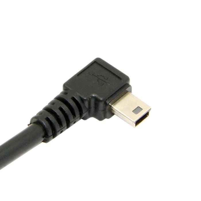 Mini USB 5pin Male Right Angled 90 Degree to USB 2.0 Male Data Charge Cable 50cm 180cm 500cm USB mini-b Angle 0.5m 1.8m 5m