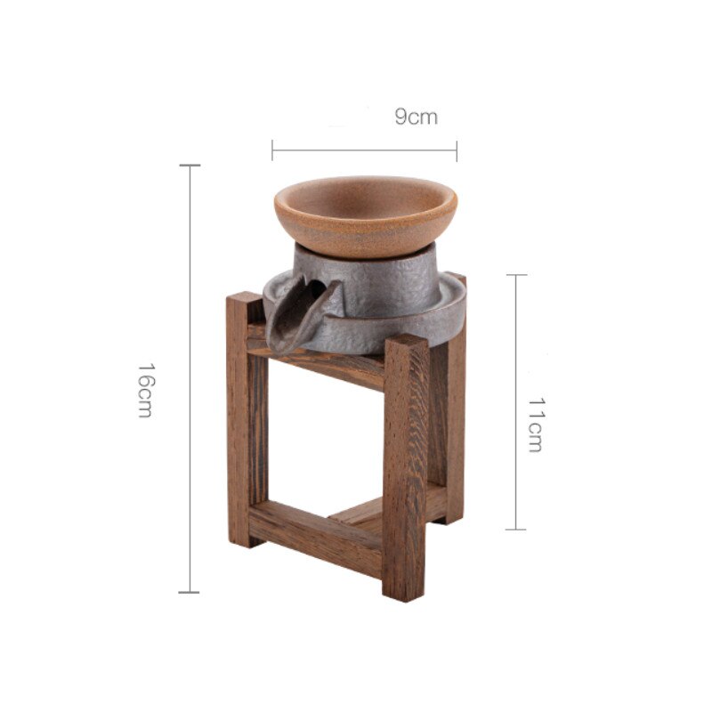 Ceramic Stone Mill Tea Strainers Handmade Tea Leaf Spice Filter Retro Kung Fu Pottery Fair Cup Office Tea Set Drinkware