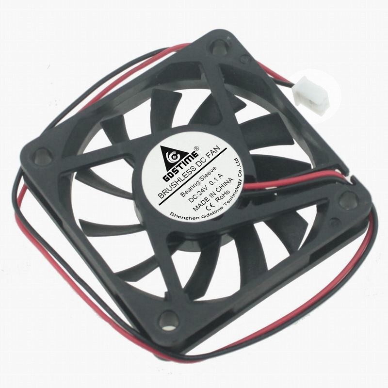 60x60x10mm DC12V 24 v 60mm Axiale Ventilator 6010 sleeve/bal Borstelloze DC Fan