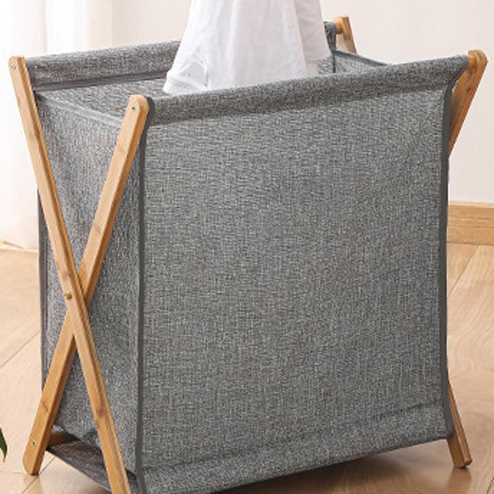 Cesto portabiancheria con ruote, 2 scomparti - Acciaio inox - 96*40*27 cm - TANGO
