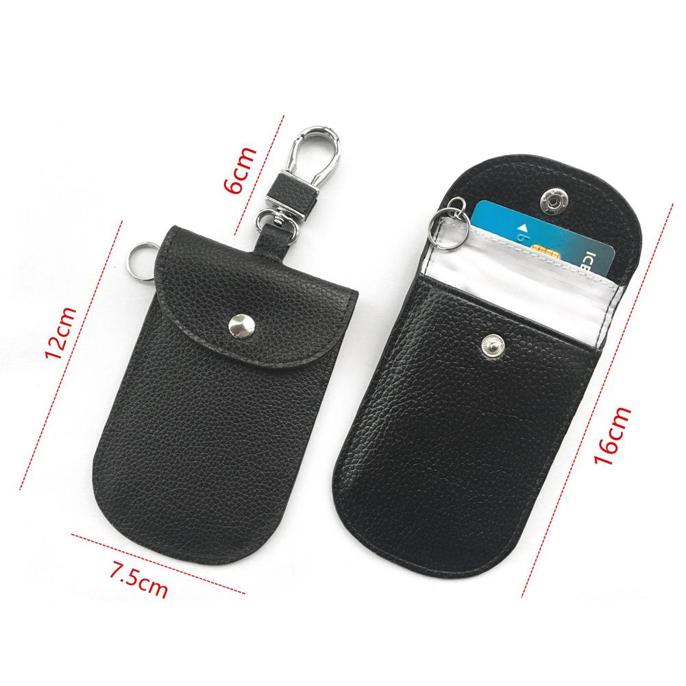 Original Mini Faraday Bag Signals Blocking Pouch Car Key Anti-Theft Car Key Protector Smart Car Key Holder