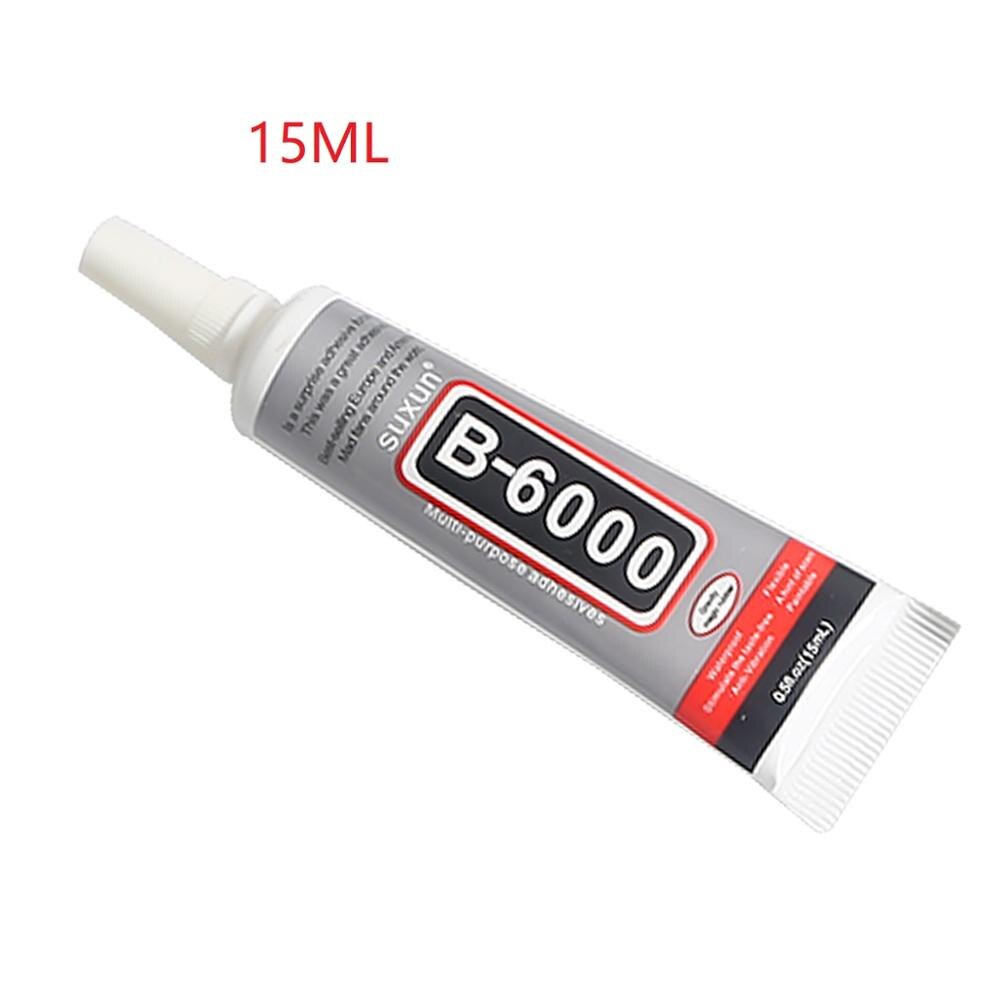 B6000 Super Lijm Voor Glas Metaal Plastics Rubber Leer Lijm Hotfix Diy Sieraden Maken Multifunctionele Reparatie Lijm: 15ml