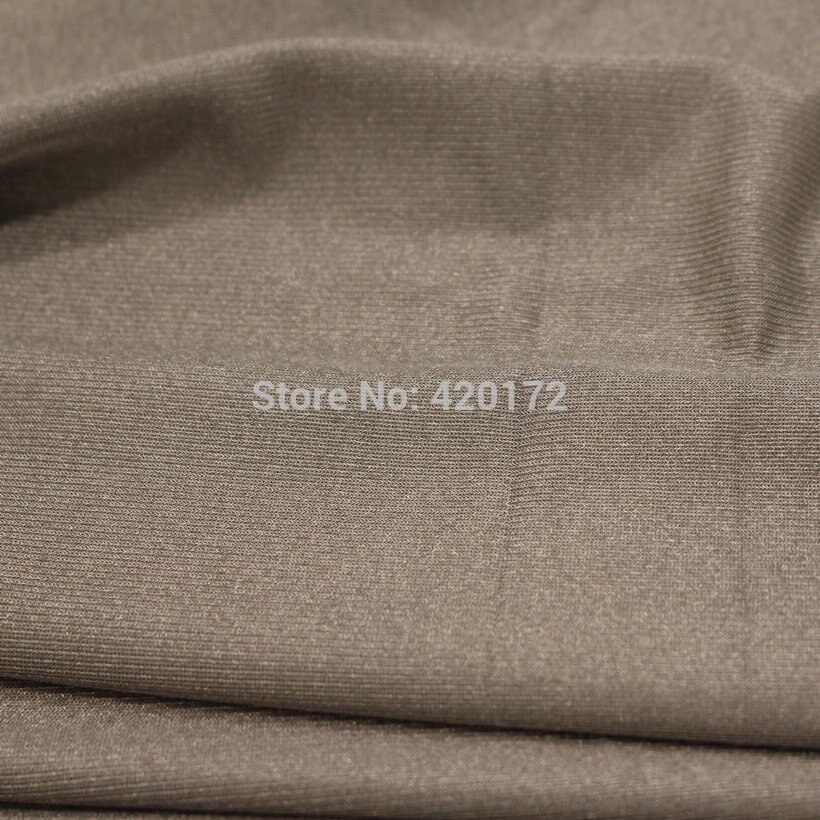 100%  silverfiber töjbart tyg strålskyddsmaterial silver ledande tyg ksilver 1#  med bra