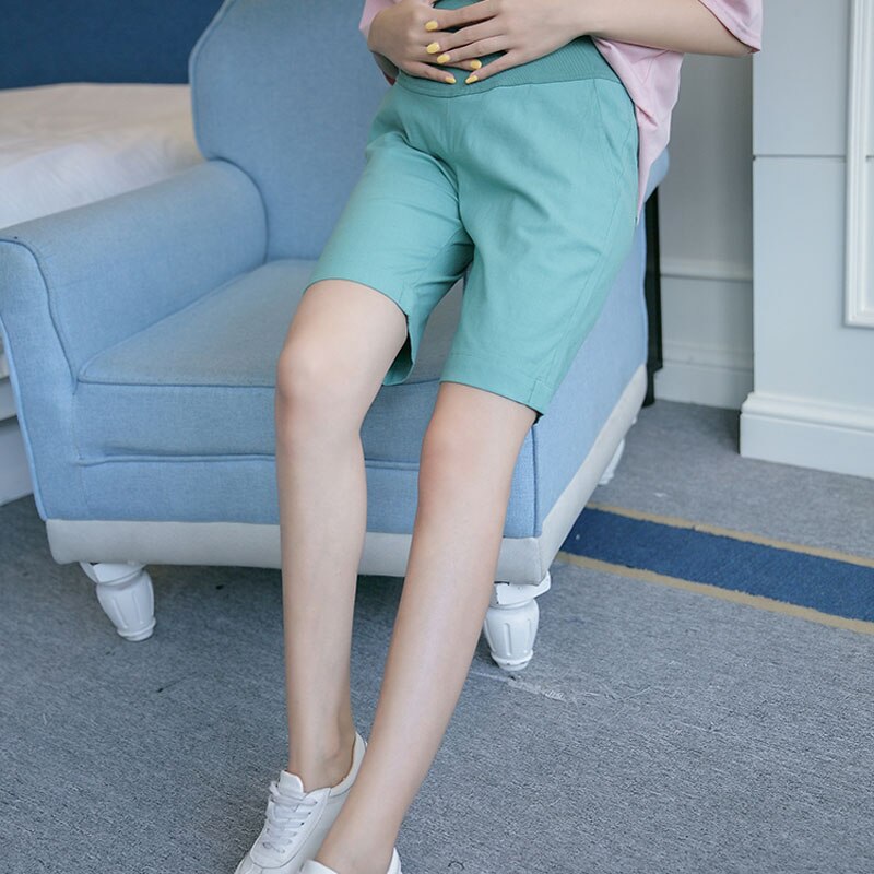 Sommer Hanf Baumwolle kurze Hose Mutterschaft kurze Hose für Schwangere Frauen Schwangerschaft kurze Hose Kleidung Mutterschaft Hosen Plus Größe