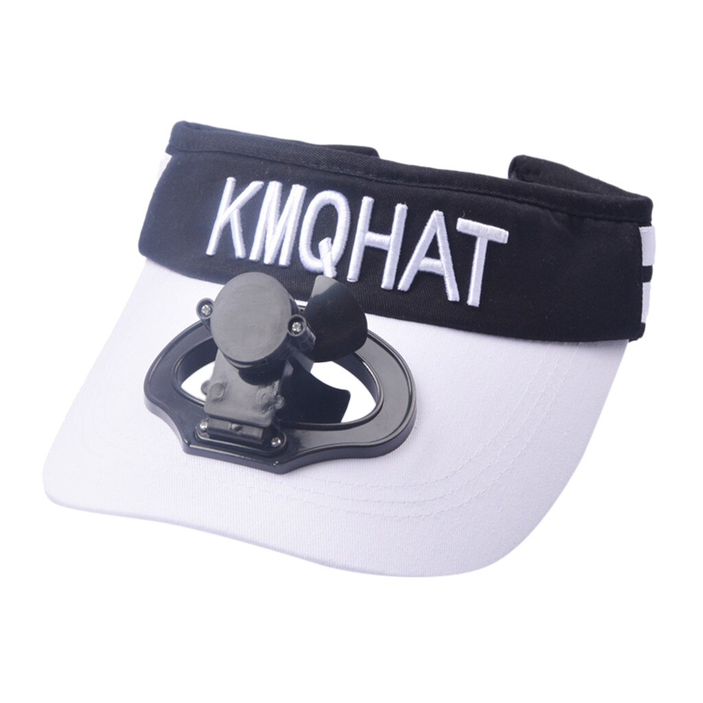 Nyhed unisex hat blæser køling camping vandring sport sommer baseball udendørs rejse kasket bomuld usb ladekabel ventilator capf 624: 4wh
