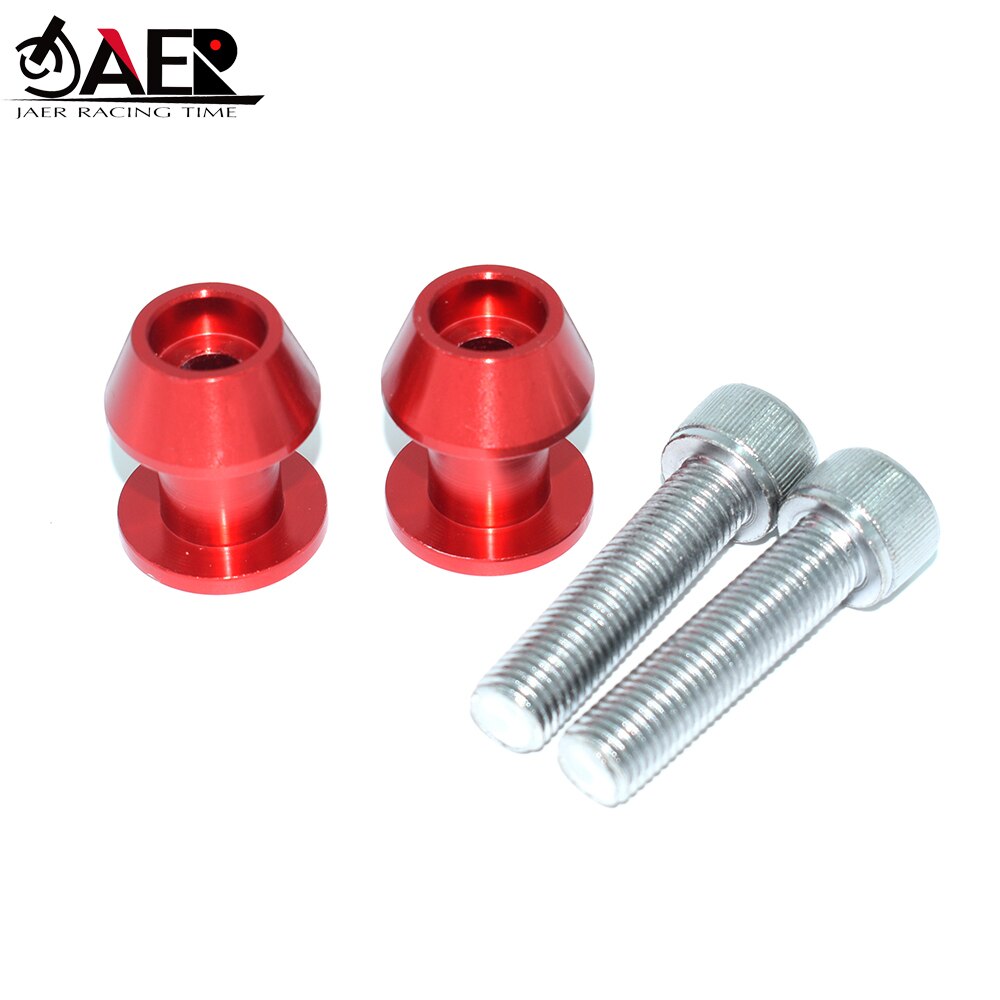 JEAR Paar CNC Swing Arm Spoelen Sliders Motorcycle Achterbrug Spool Sliders 10mm voor Kawasaki ER6F ER6N Ninja 250R 300R 400R 500 65