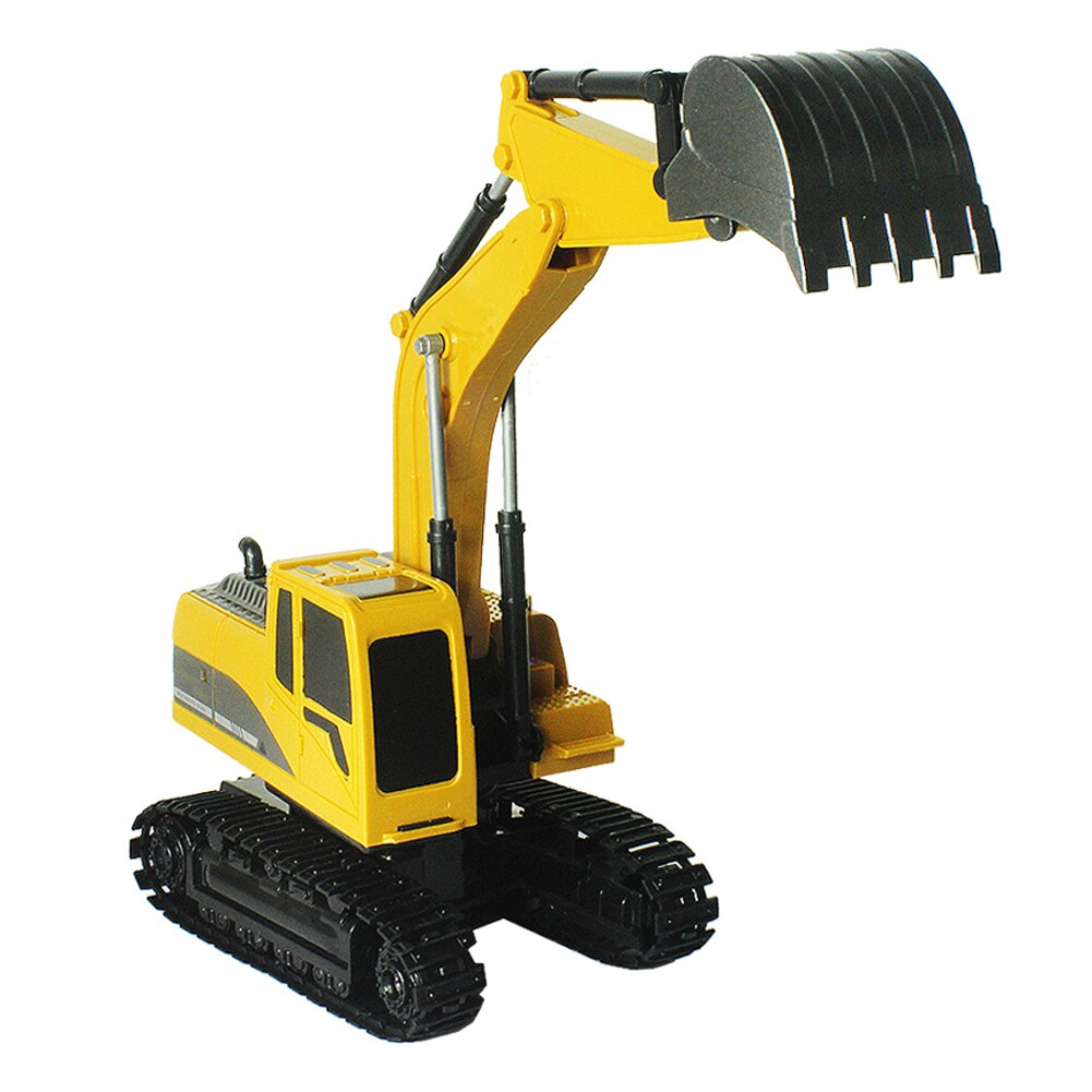 2.4Ghz 6CH 1:24 RC Excavator Toy RC Engineering Car Alloy Plastic Excavator RTR For Kids Christmas