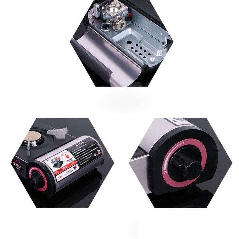 Mini Portable Cassette Gas Stove Burner Steel BBQ Grill Rack Outdoor Camping Picnic Cooker Furnace Kitchen Cookware Accessories