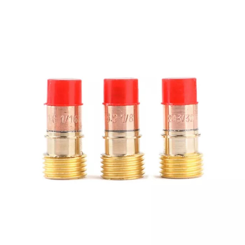 31PCS TIG Welding Torch Accessories Stubby Gas Lens Pyrex Glass Cup Kit For WP-17/18/26 Welding Accessories