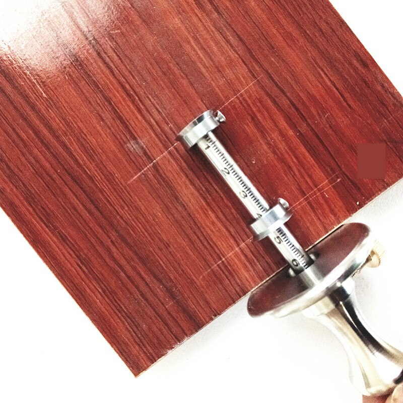 Houtbewerking coaxiale dubbelzijdige kraspen 0-130mm pen-en-gatmeter gereedschap hout kraslijn markeringsmeter timmerman meetmeter