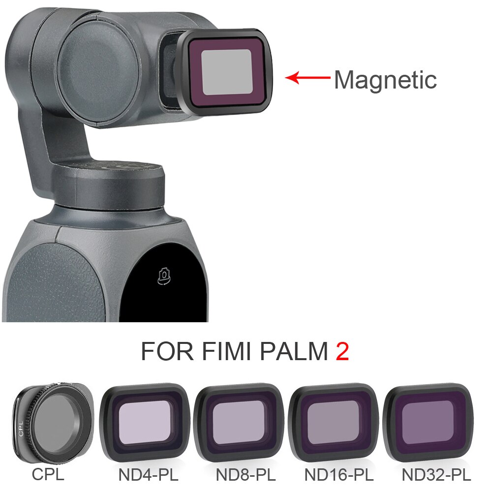 Gimbal Lens Filter Cpl NDPL4 8 16 32 Filter Set Kit Voor Fimi Palm 2 Gimbal Camera Handheld Actie Camera accessoires