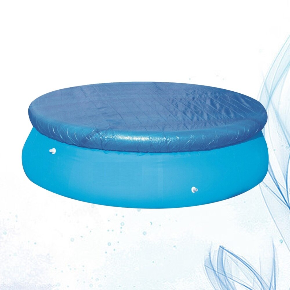 457Cm/15ft Diameter Ronde Easy Set Zwembad Cover Voor Frame Zwembaden Opblaasbare Zwemmen Snelle Set Zwembad