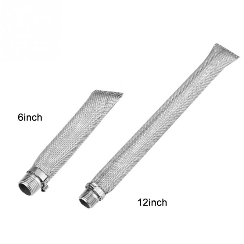 Bazooka écran robinet connecter filtre à bière en acier inoxydable maison crépine maille brassage purée Tun multifonction vin réutilisable fil