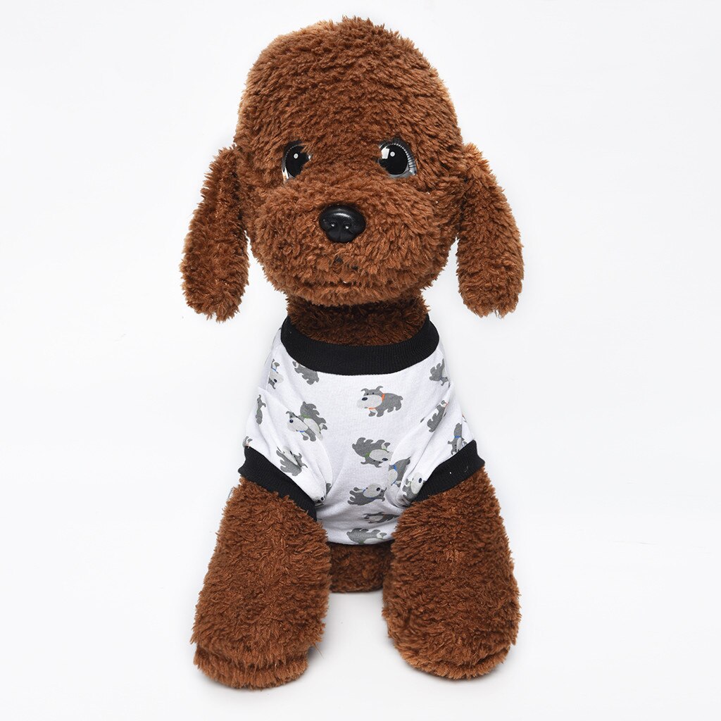 Warme Fleece Hond Kleren Leuke Schedel Gedrukt Pet Coat Puppy Honden Shirt Jasje Franse Bulldog Trui Hond Kleding #1