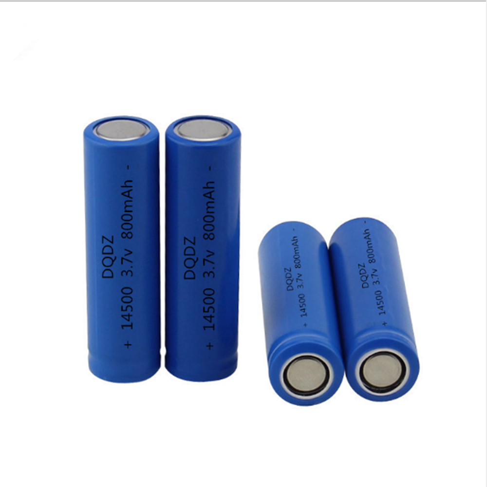 4 Stuks 14500 Oplaadbare Batterij 800Mah 3.7V Oplaadbare Lithium Ion Aa Lithium-Ion Batterij Geschikt Voor Zaklamp Scheerapparaat