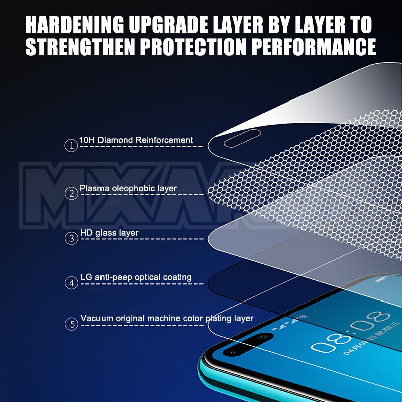 9D Gehard Glas Voor Huawei P40 Lite E P Smart Z Screen Protector Beschermende Glas Voor Huawei Mate 30 20 10 Lite 20X Film