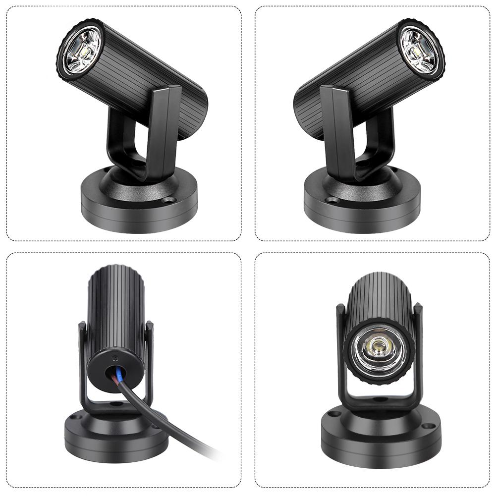 RGB 1W Led Bühne Scheinwerfer Leichte, Tragbare Lampe 360 ° Weiche Geburtstag Party Dance Boden Strahler Disco Bar KTV DJ Beleuchtung