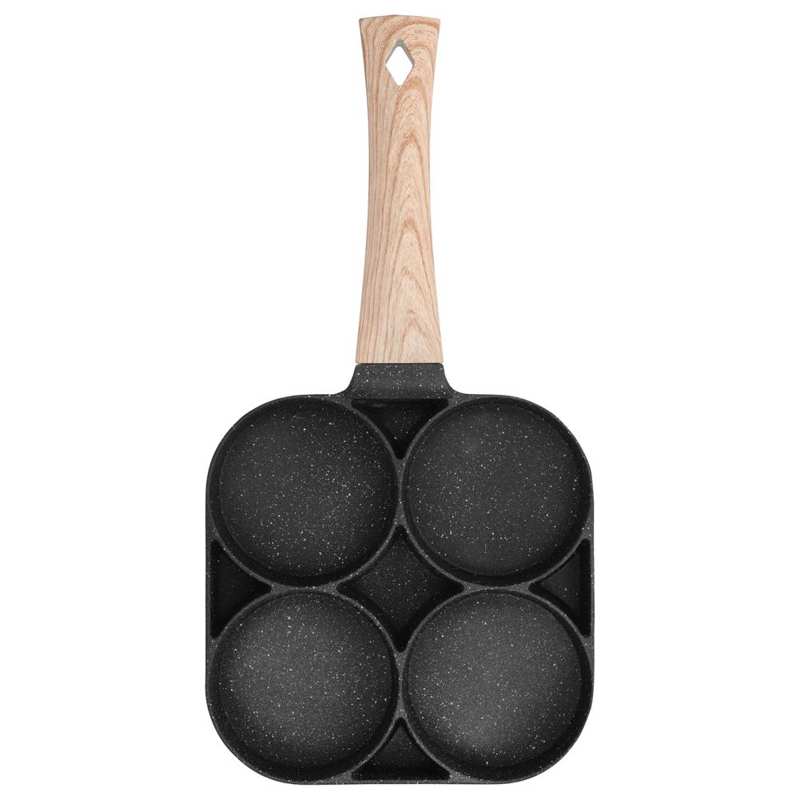 Frying Pot Non‑stick Cookware Durable Uniform Heat Transfer Wear‑resistant Intelligent for Home