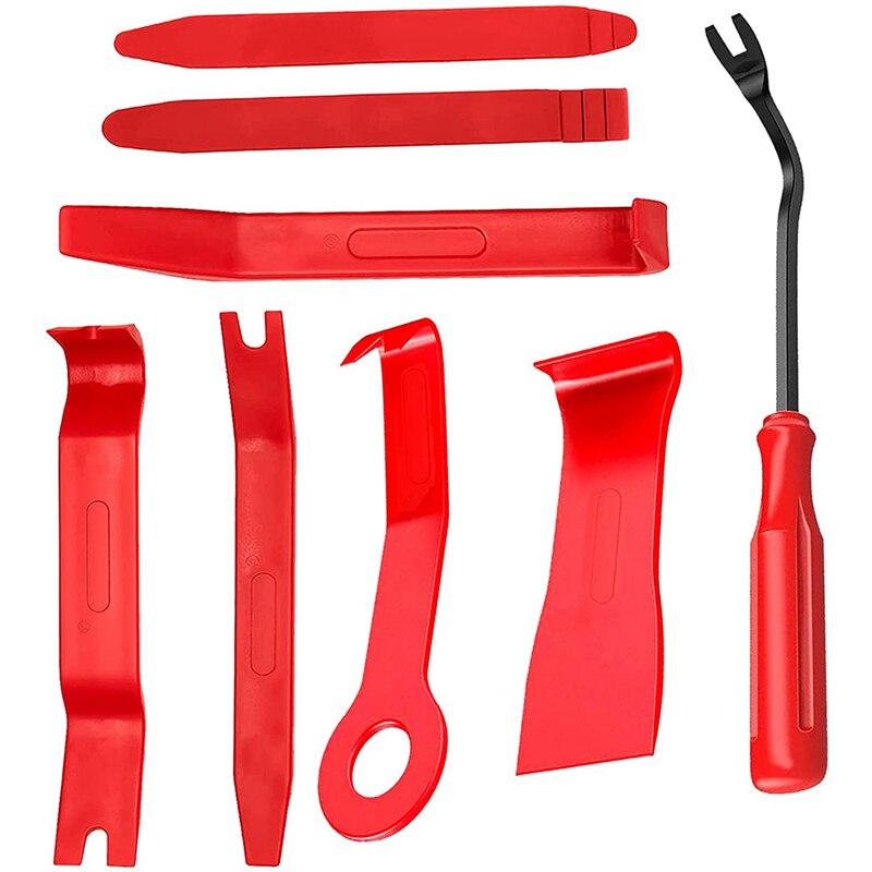8 Pack Auto Trim Removal Tool, Car Tool Kit Automotive Tools For Car Door Panels Window Molding Fastener Remover Of Car