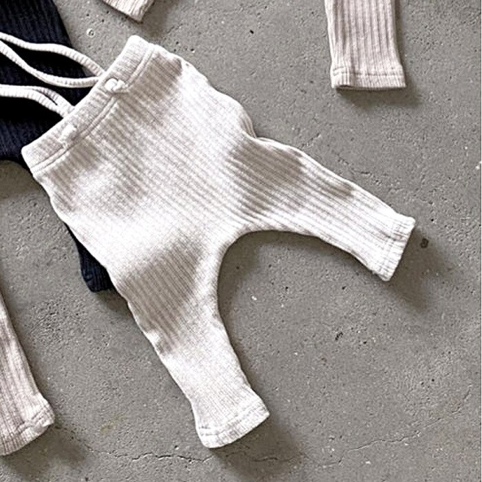 Leggings en coton pour bébé, pantalon solide, à la , mignon, à bretelles, pour fille et garçon, printemps automne