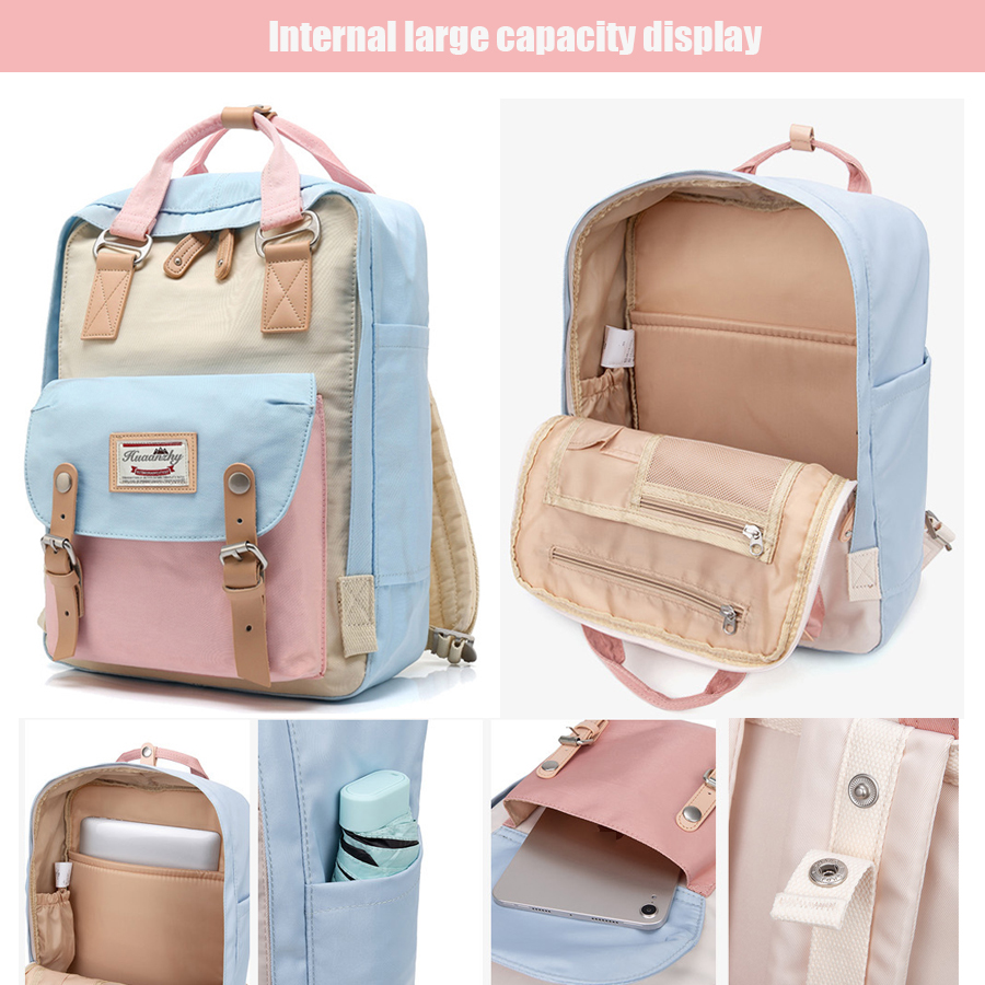 Women Backpack Large Capacity Waterproof Rucksack For Girls Boys 14 Inch Laptop Back Pack for College School Work