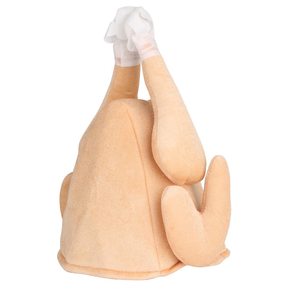 Funny Adults Plush Hat Thanksgiving Day Hats Roasted Turkey Cap Party Festival Costume Caps Chicken Cosplay Novelty Funny
