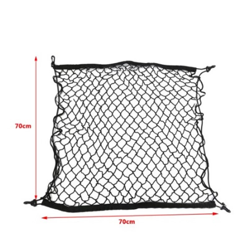 for Citroen C4 Picasso SpaceToure Car Trunk Luggage Storage Cargo Organiser Hooks Nylon Elastic Mesh Net Plastic Car Accessories