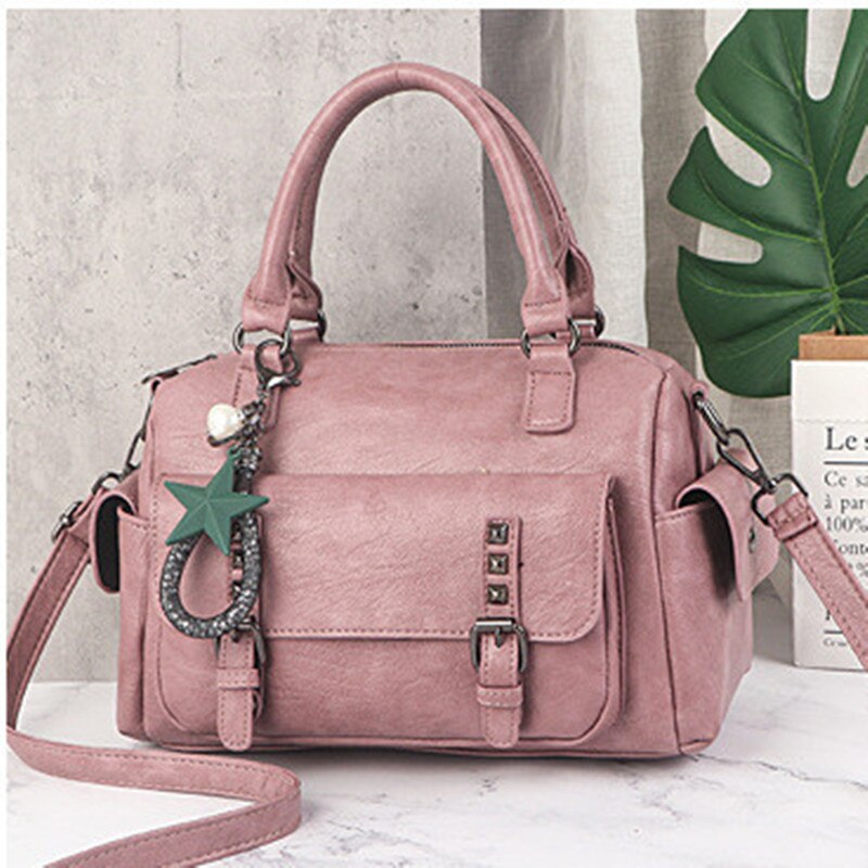 Kleine Crossbody Tassen Voor Vrouwen Casual Outdoor Schoudertas Grote Capaciteit Pu Handtassen Voor Meisje Schouder Messenger Bags: Roze