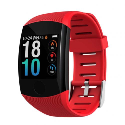 Q11 Smart Armband Bloeddruk Hartslagmeter Sport Fitness Tracker: Red