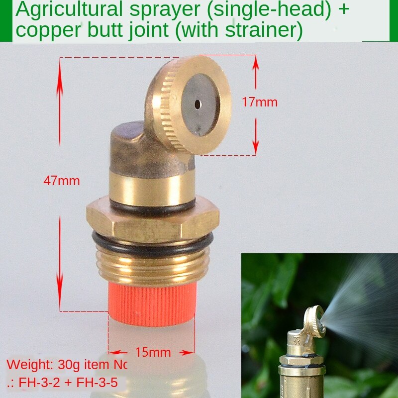 Tuin Gazon Land Agrarische Sproeikop Groene Gieter Bloemkool Irrigatie Sprinkler Sprinkler Hoofd Automatische Sprinkler: 1
