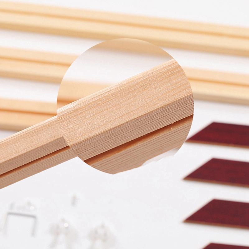 Wooden Telescopic Pole Painting Canvas Wooden Frame Gallery Packaging Oil Painting, Canvas Mounting Kit (40X50cm)