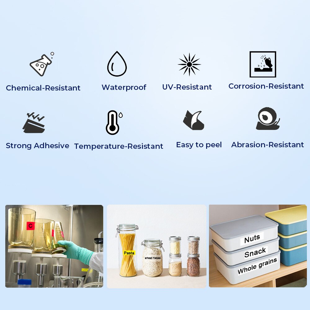 InkExpress 18mm XR-18BKG Tape For CASIO XR-18BKG Label Tape Gold on Black Printer Ribbon For CASIO Label Maker KL-120 KL-130