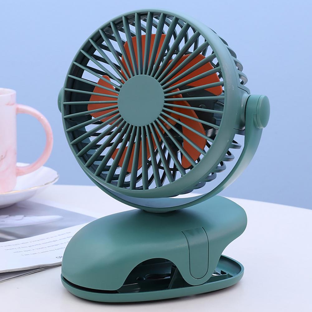 Table Fan Using Gears ABS Mini Fan Clamp Four Gears Wind Angle Adjustabl... – Vicedeal