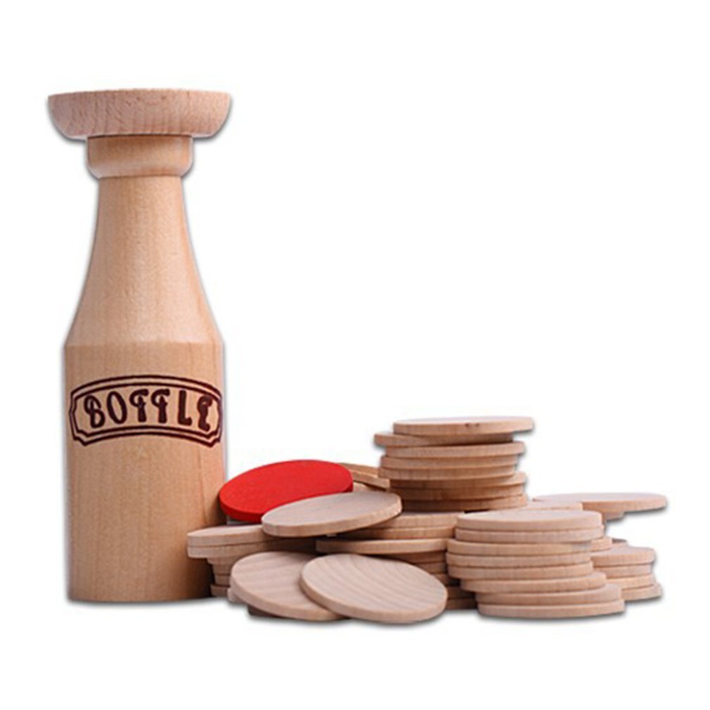 Wooden Bottle Stacking Challenge Balance Training Adult Children'S Educational Toy Bottle Stacking Entertainment Game Kids' toy