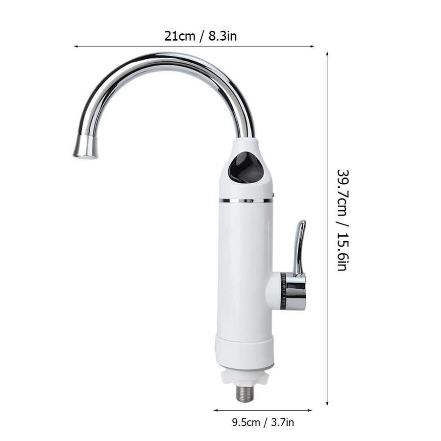 Electric Kitchen Water Heater Tap Digital Display Instant Water Heater Shower Instantaneous Heater Tankless Water Heating Faucet