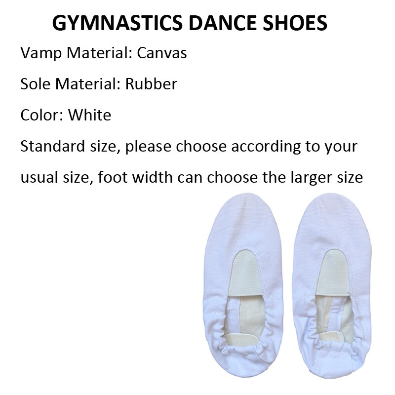 White Ginastica Elastic Dance Ballet Acrobatics Shoes Men Women Rhythmic Gymnastics Shoes Art Gym Accessories Feet Protection