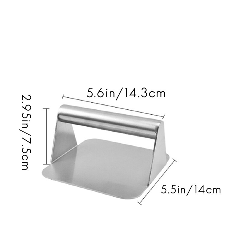 Square Meat Press Manual Meat Patty Press Burger Press Meat Mold Meat Chopper Kitchen Tool