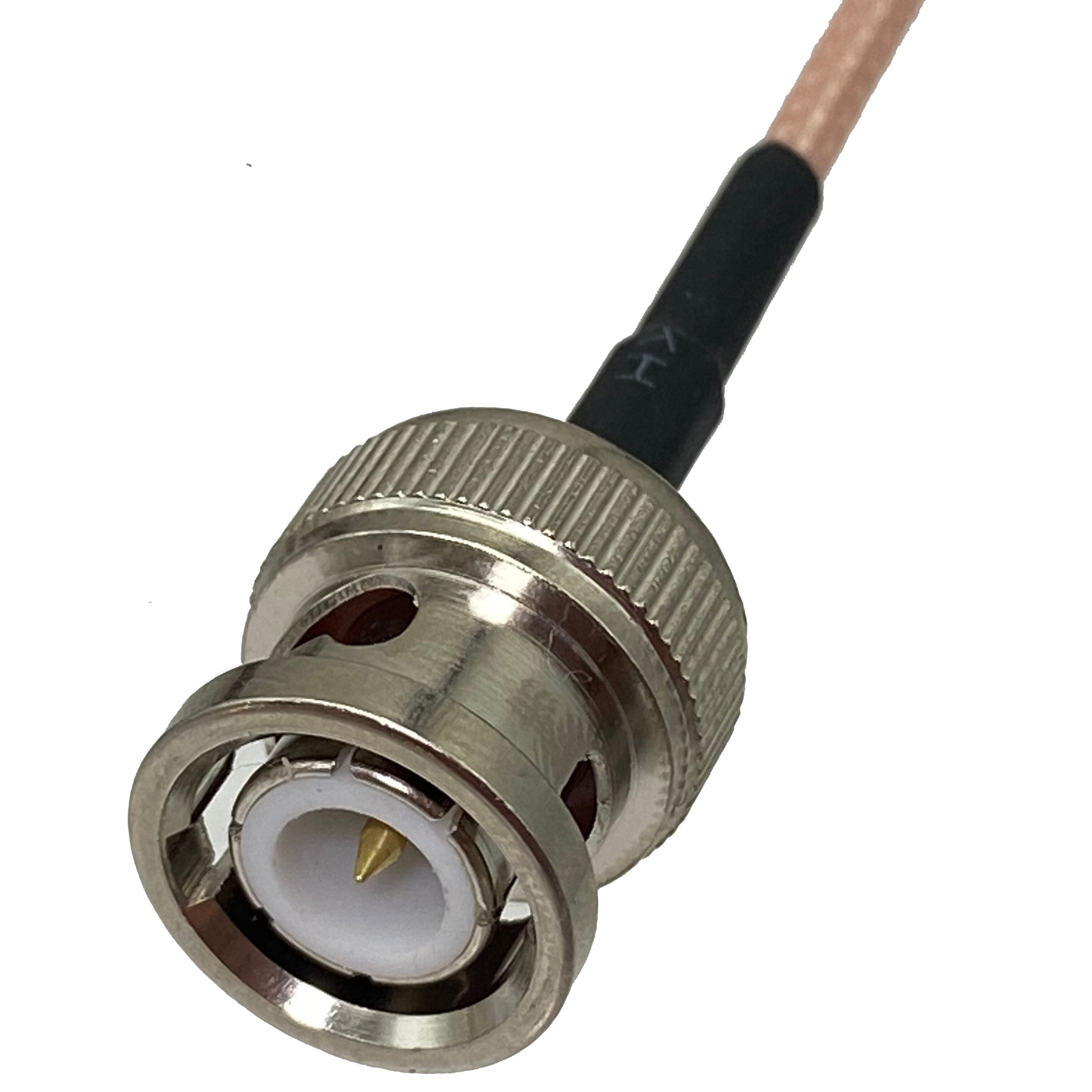 RG316 Cable BNC Male Plug to MCX Male Right Angle Connector Crimp RF Coaxial Pigtail Jumper Adapter Wire Terminal 4inch~10FT