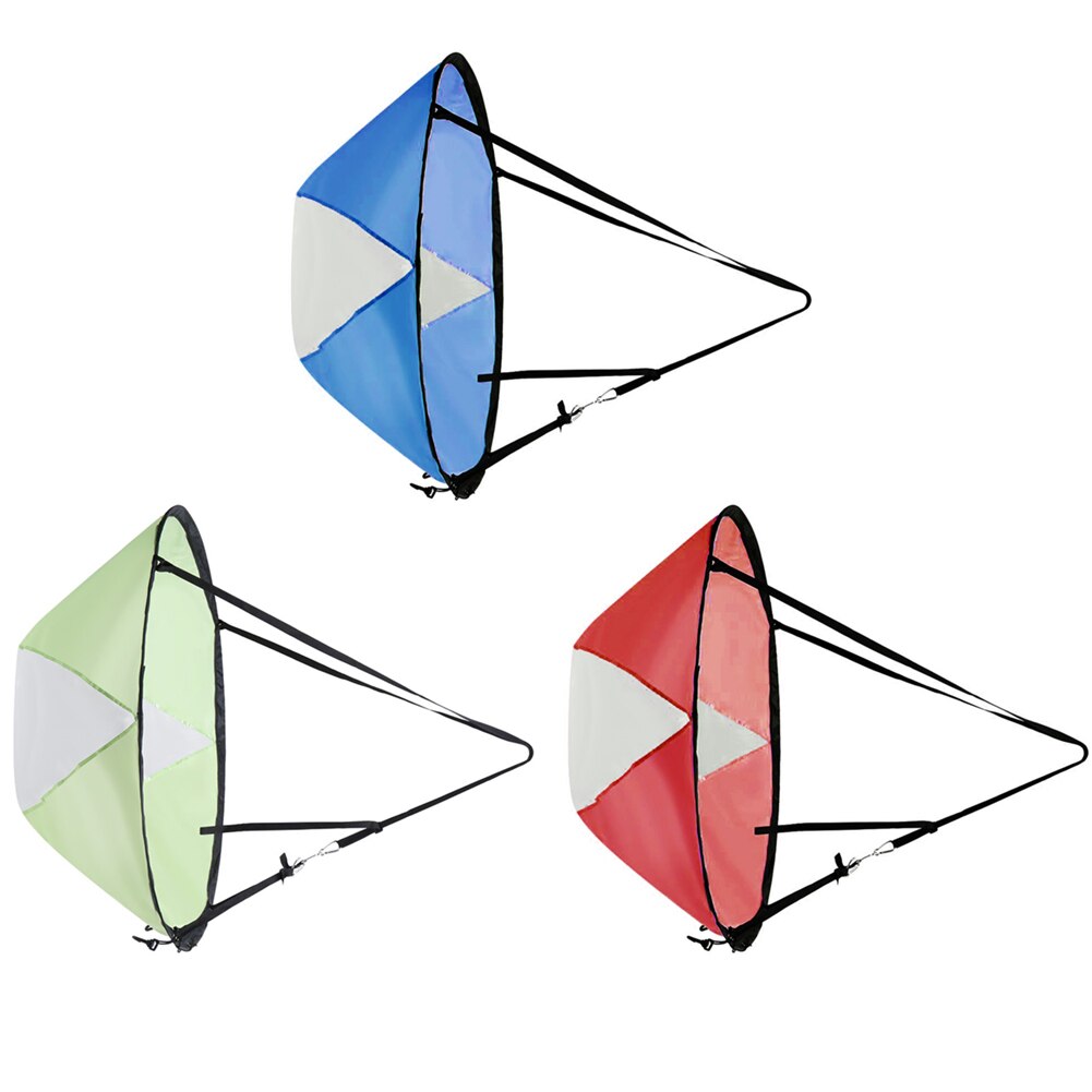 Vela de viento plegable para Kayak, accesorio transparente para barco, remo, ventana,