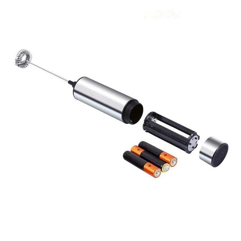 Elektrisk melkeskummer, kaffeskummer elektrisk visp for kaffe, latte, cappuccino, sjokolade, pisking av egg