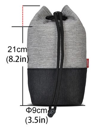 Vanntett kamera linse bag polstret etui deksel myk veske poser til nikon kanon sony panasonic fujifilm olympus tamron sigma tokina: M
