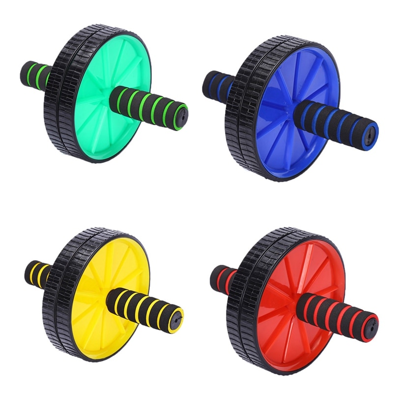 Equipamento do exercício dos rolos da roda da imprensa abdominal de duas rodas para a aptidão da construção do corpo do gym em casa