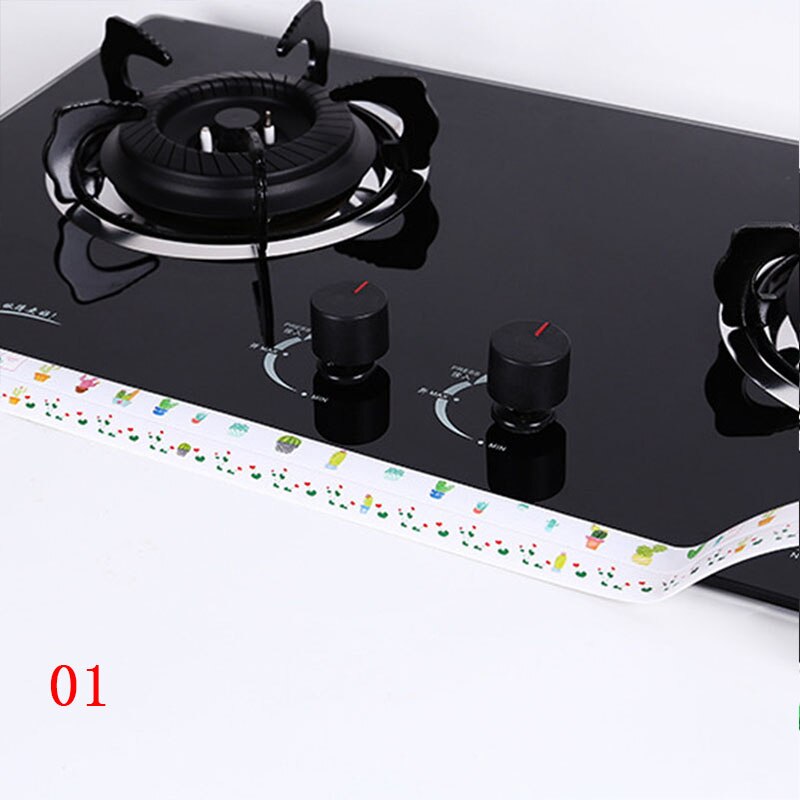 Kitchen joint sealing strip waterproof strip bathroom toilet slot corner tape: 01