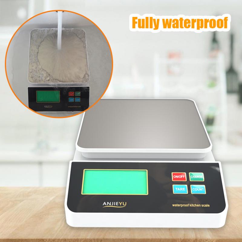 5Kg/1G Waterdichte Oplaadbare Koffie Drip Schaal Digitale Weegschaal Digitale Led Display Keukenweegschaal Koffie Koken Voedsel weegschalen
