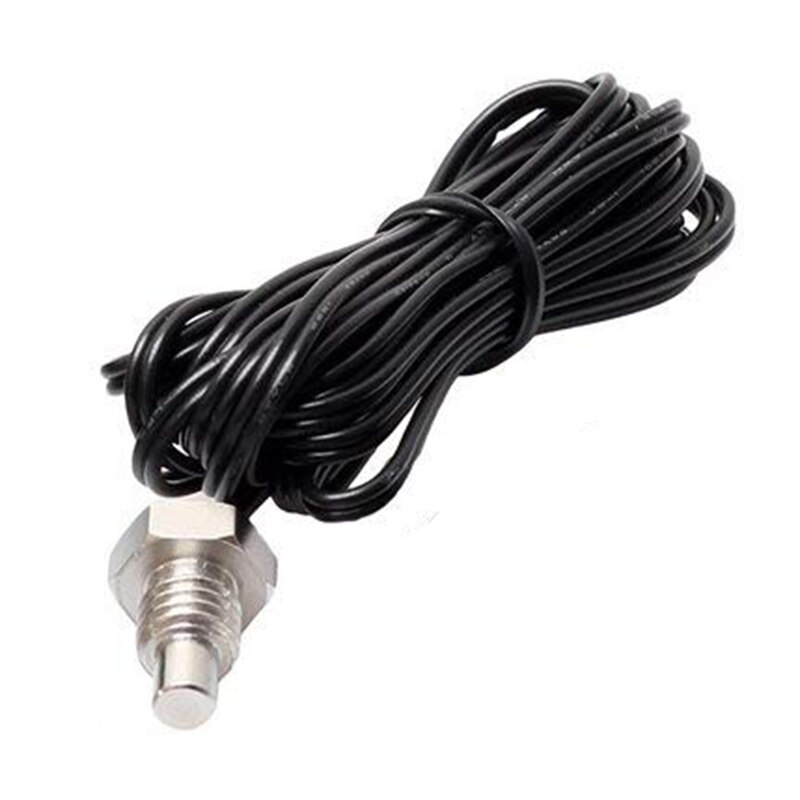 2 Pcs Ntc 10K M8 Thermistor Temperatuursensor Met Draad Sonde Kabel Installatie: 2M